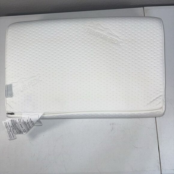Tempur-Pedic TEMPUR-Ergo Neck Pillow Firm Support, Standard Size, White NEW - Picture 2 of 4